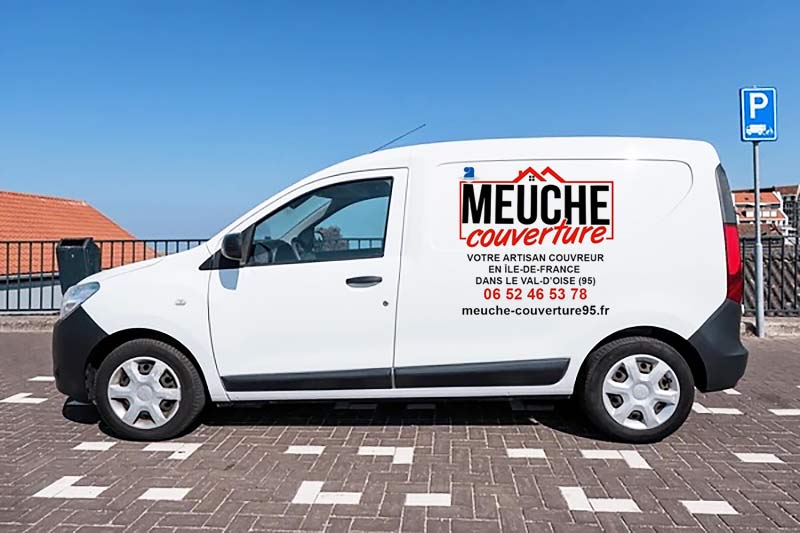 MEUCHE COUVERTURE : artisan couvreur Île-de-France Val-d’Oise 95 : travaux de charpente, pose de toiture neuve, rénovation de toiture, couverture, urgence fuite de toiture, pose de fenêtre de toit velux, nettoyage e démoussage et peinture hydrofuge toiture, étanchéité toit plat terrasse, isolation des combles, nettoyage et ravalement peinture façade, maçonnerie. Artisan couvreur en  Île-de-France dans le Val-d’Oise 95