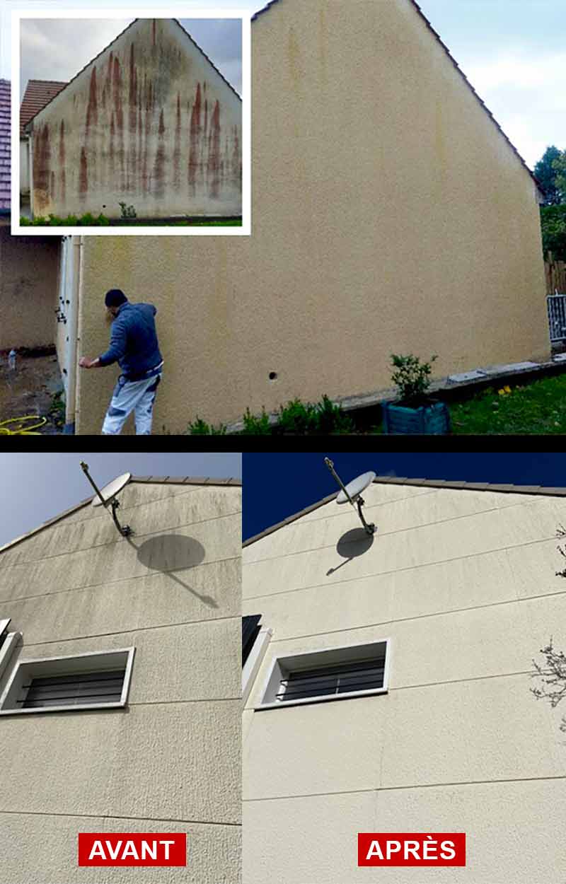 Nettoyage et peinture façade : MEUCHE Couverture : artisan peintre intervient en Île-de-France dans le Val-d’Oise 95 pour vos travaux de ravalement de façade