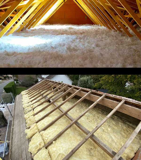 Isolation combles toiture - MEUCHE couverture dans le Val-d’Oise 95. Isolation combles : Combles perdus (isolation par soufflage) - Combles aménageables (isolation des rampants) en Île-de-France