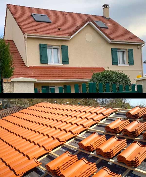 Pose de toiture neuve : MEUCHE couverture : artisan couvreur, vous garantit des travaux de couverture de qualité en Île-de-France dans le Val-d’Oise 95